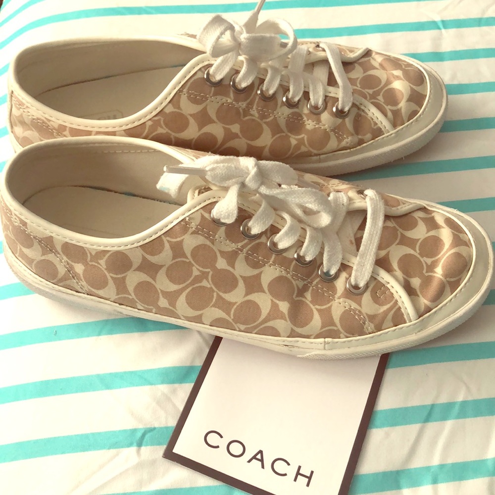 COACH etta heritage stripe